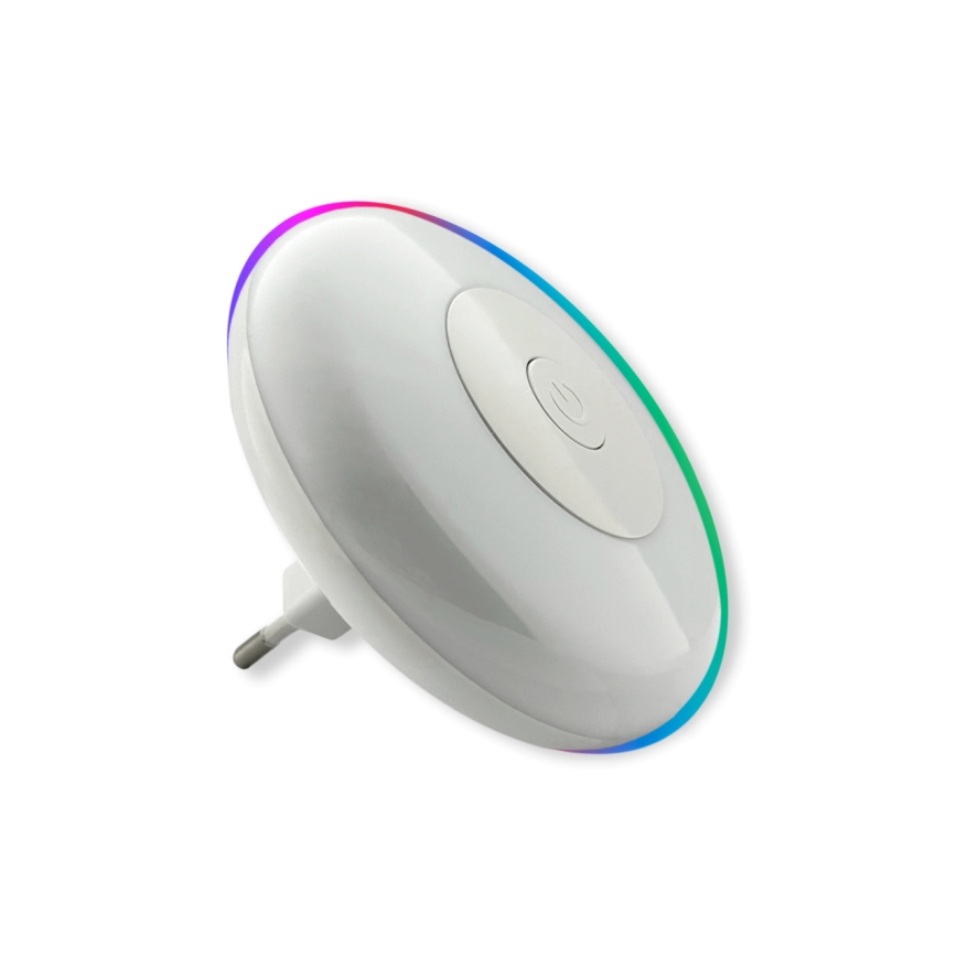 LED RGBW Lámpara de noche LED/1W/230V blanco