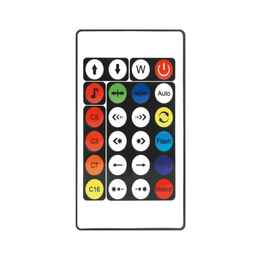 LED RGBW Lámpara de pie con dimmer LOLLY LED/5W/230V + control remoto