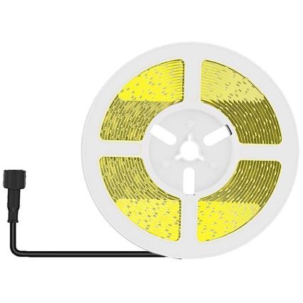 LED Tira solar regulable LED/1,2W/3,7V 4000K IP67 5m + control remoto