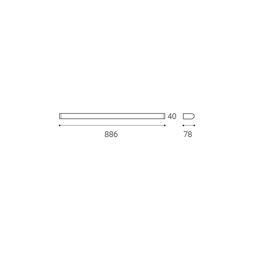 LED2 - Aplique de baño LED TONDA LED/18W/230V IP44 3000K/4000K