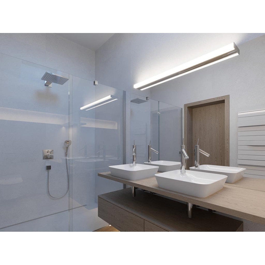 LED2 - Aplique de baño QUADRA LED/12W/230V IP44 3000K/4000K