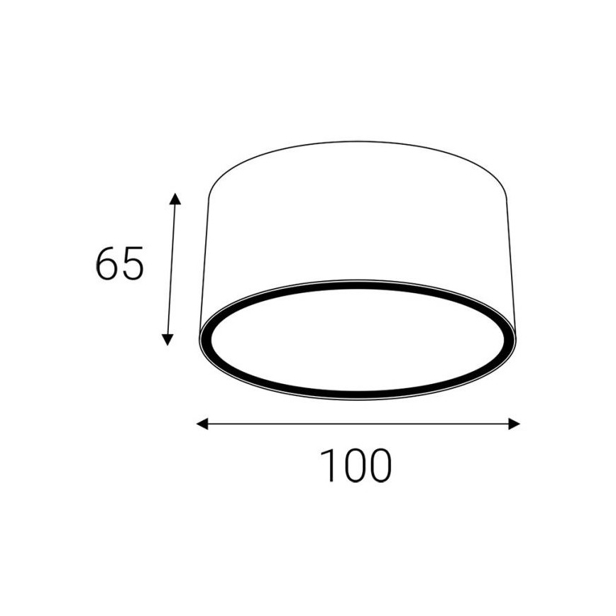 LED2 - Foco de exterior MEDO 1xGX53/11W/230V blanco IP54