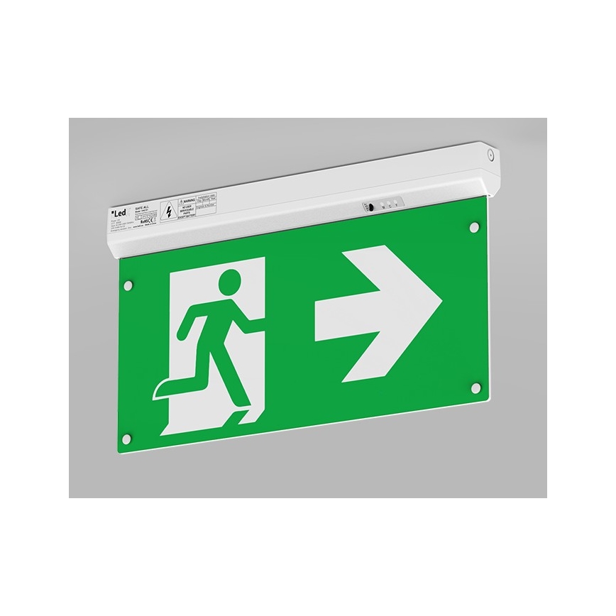 LED2 - Lámpara de emergencia LED SAFE ALL/2W/3,6V 6000K IP40