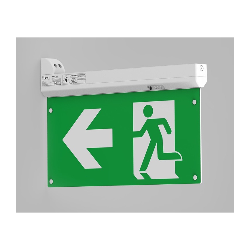 LED2 - Lámpara de emergencia LED SAFE ALL/2W/3,6V 6000K IP40