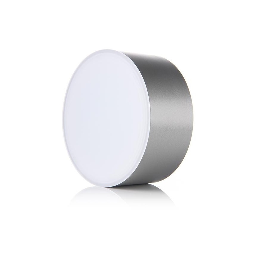 LED2 - Lámpara de techo LED BUTTON LED/17W/230V plateado
