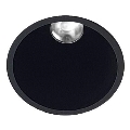 LED2 - Lámpara empotrable de baño LED ZERO LED/10W/230V 3000K CRI 95 IP43 negro diá. 10,9 cm