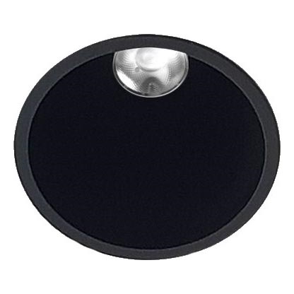 LED2 - Lámpara empotrable de baño LED ZERO LED/10W/230V 3000K CRI 95 IP43 negro diá. 10,9 cm