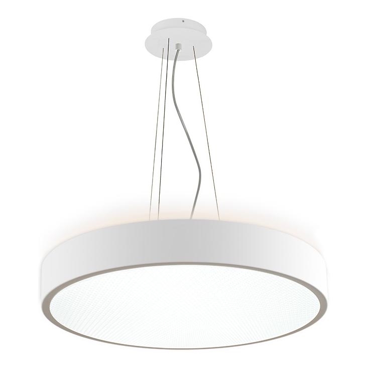 LED2 - Lámpara LED colgante ROTO LED/48W/230V 2700K/3300K/4000K IP40 blanco diá. 40 cm
