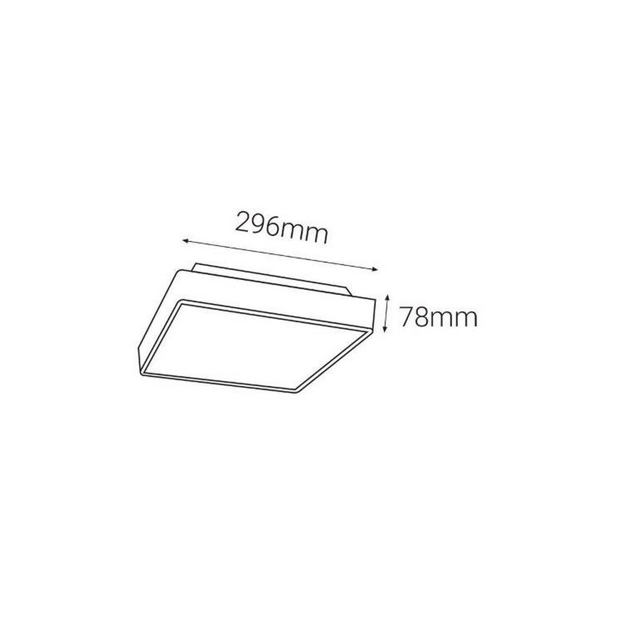 LED2 - Luminaria LED de exterior con sensor SOLO LED/16W/230V 3000/4000/6500K IP65