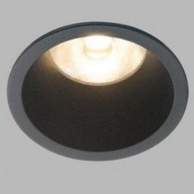 LED2 - Plafón de baño LED RAY LED/10W/230V negro IP44