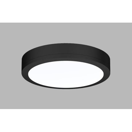 LED2 - Plafón LED de exterior con sensor KERY LED/18W/230V IP65 negro