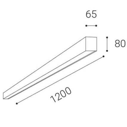 LED2 - Plafón LED de superficie LINO LED/30W/230V 3000/3500/4000K negro