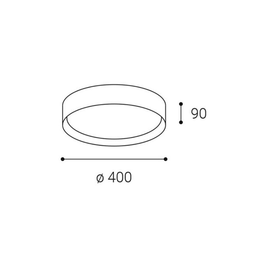 LED2 - Plafón LED MILA LED/30W/230V 3000/4000K