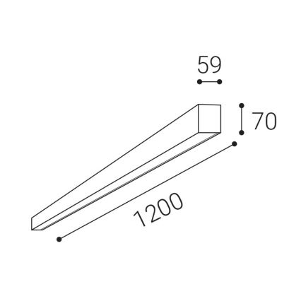 LED2 - Plafón LED regulable NOLI LED/40W/230V 3000K/3500K/4000K blanco