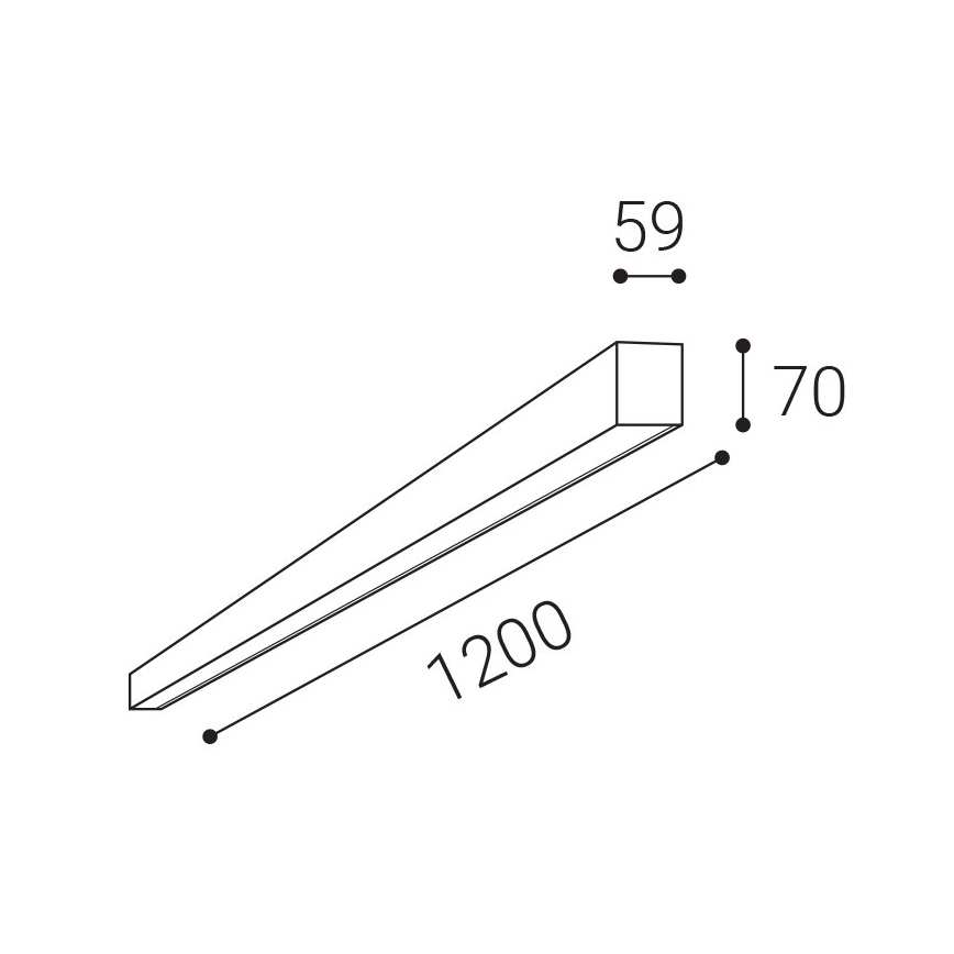 LED2 - Plafón LED regulable NOLI LED/40W/230V 3000K/3500K/4000K blanco