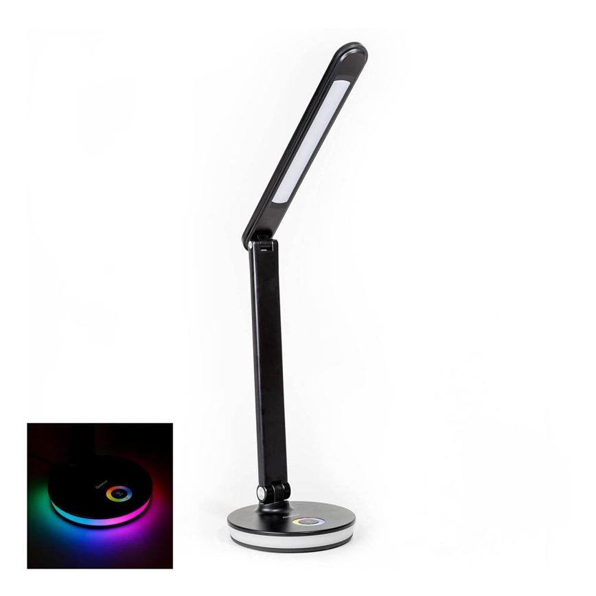 LEDRGBW Lámpara de mesa regulable con función de power bank LED/12W/5V 2800-6000K negro