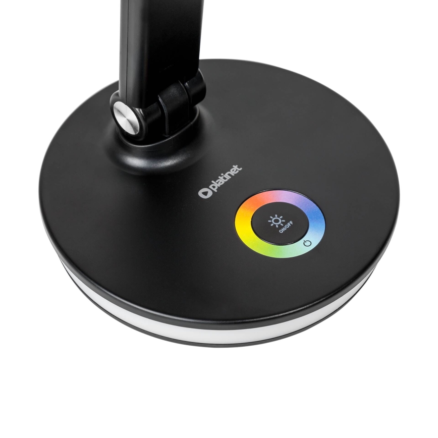 LEDRGBW Lámpara de mesa regulable con función de power bank LED/12W/5V 2800-6000K negro