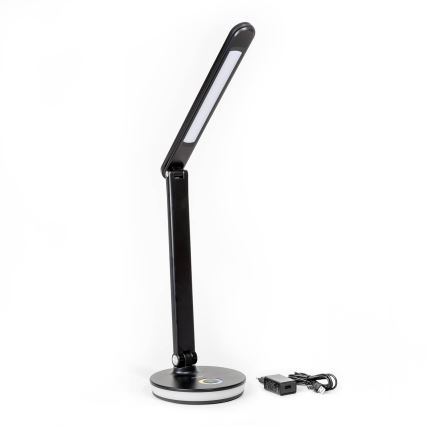 LEDRGBW Lámpara de mesa regulable con función de power bank LED/12W/5V 2800-6000K negro