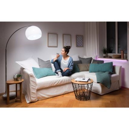 Ledvance - Altavoz inteligente Google Nest Mini + Bombilla LED regulable SMART+ A60 E27/6,5W/230V 2700K