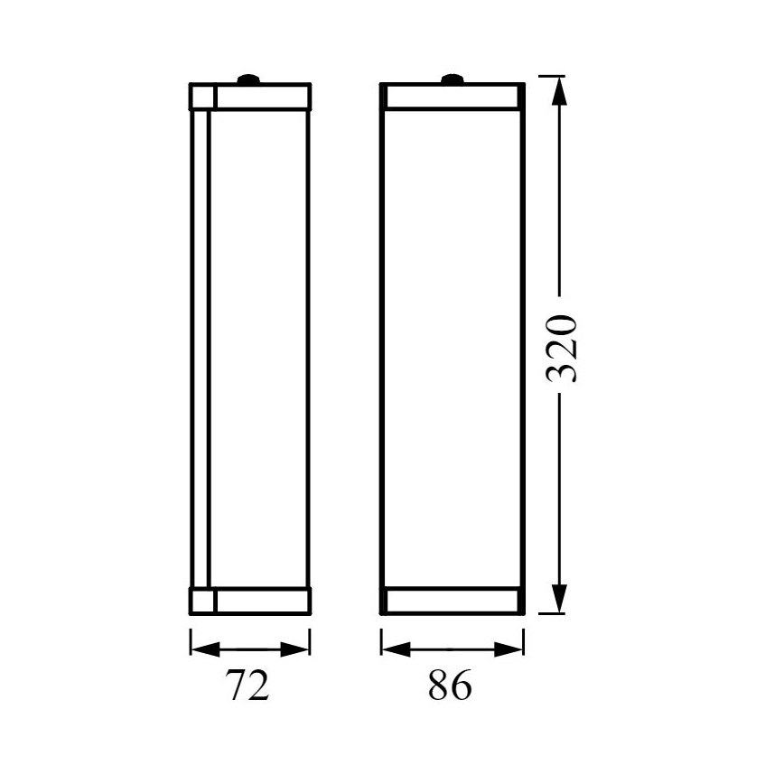 Ledvance - Aplique de baño BATHROOM CLASSIC 2xE14/12W/230V IP44