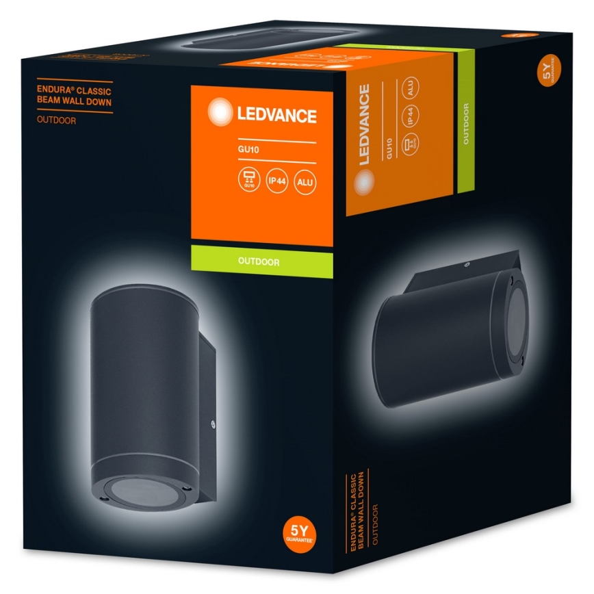 Ledvance - Aplique de exterior BEAM 1xGU10/35W/230V IP44