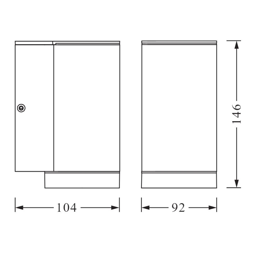Ledvance - Aplique de exterior BEAM 1xGU10/35W/230V IP44
