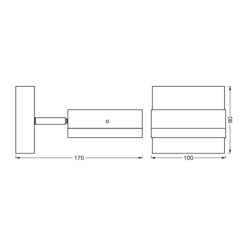 Ledvance - Aplique de exterior ENDURA CLASSIC 1xGX53/12W/230V IP44