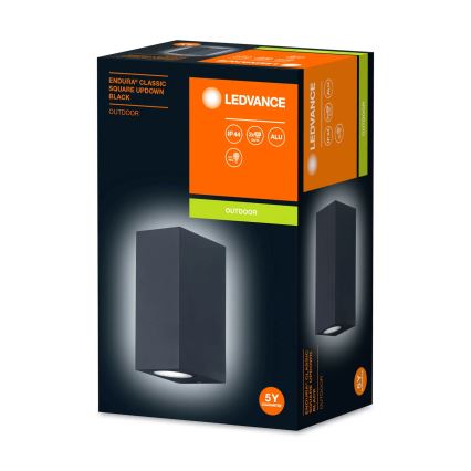 Ledvance - Aplique de exterior ENDURA CLASSIC 2xGU10/35W/230V IP44