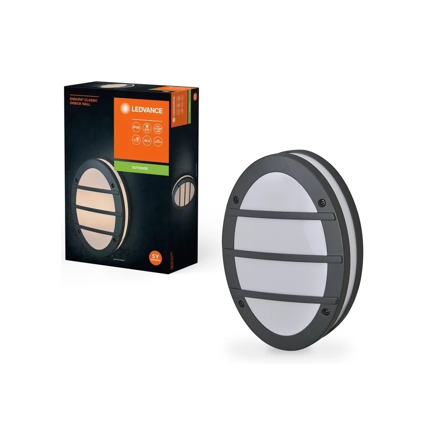 Ledvance - Aplique de exterior ORBICK 2xE27/18W/230V IP65