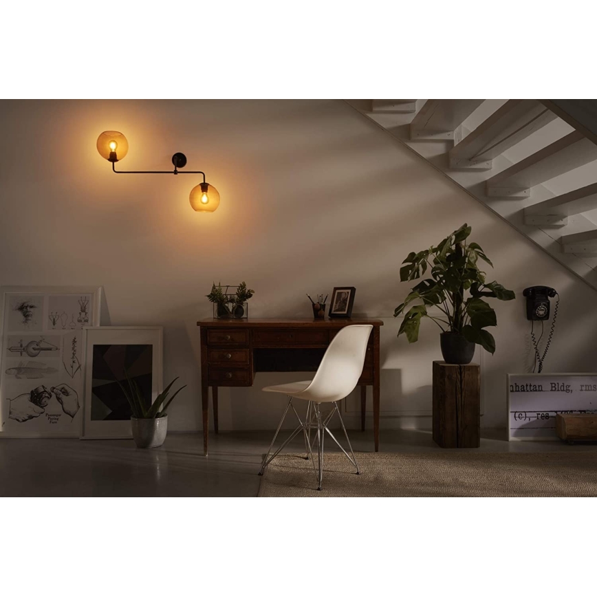 Ledvance - Aplique de pared GLOBE 2xE27/40W/230V