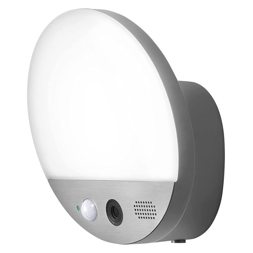 Ledvance - Aplique LED de exterior con sensor y cámara SMART + LED/15W/230V Wi-Fi IP44