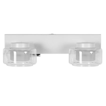 Ledvance - Aplique LED de baño ORBIS FLAME 2xLED/5,5W/230V 3000/4000K IP44 blanco