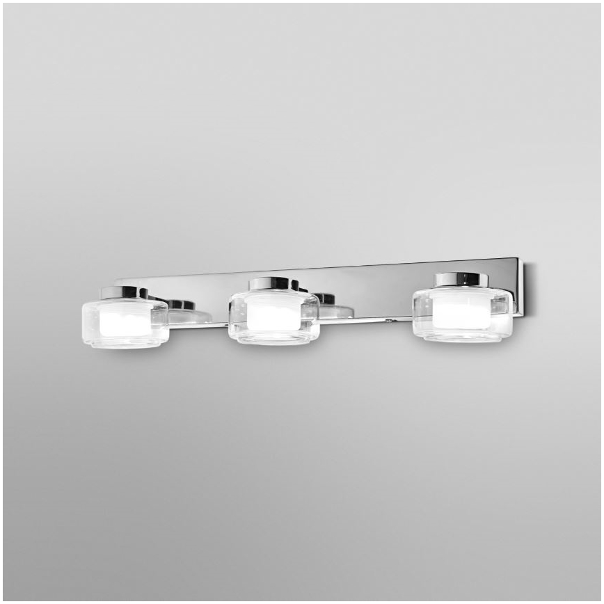 Ledvance - Aplique LED de baño ORBIS FLAME 3xLED/5,5W/230V IP44 cromo
