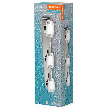 Ledvance - Aplique LED de baño ORBIS FLAME 3xLED/5,5W/230V IP44 cromo