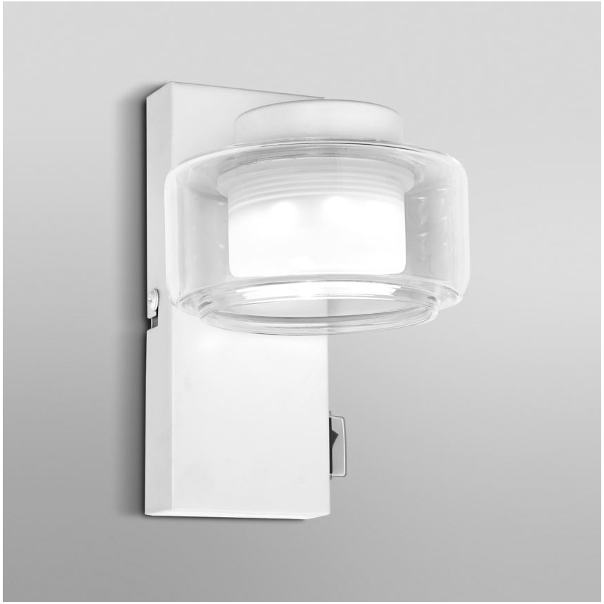 Ledvance - Aplique LED de baño ORBIS FLAME LED/5,5W/230V 3000/4000K IP44 blanco