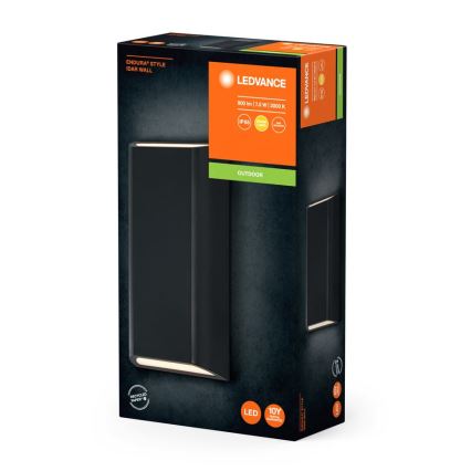 Ledvance - Aplique LED para exterior ENDURA STYLE IDAR 2xLED/3,75W/230V IP65