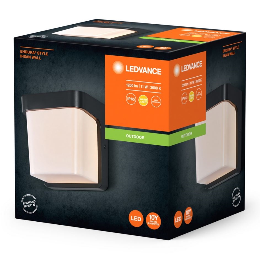 Ledvance - Aplique LED para exterior ENDURA STYLE IHSAN LED/11W/230V IP65