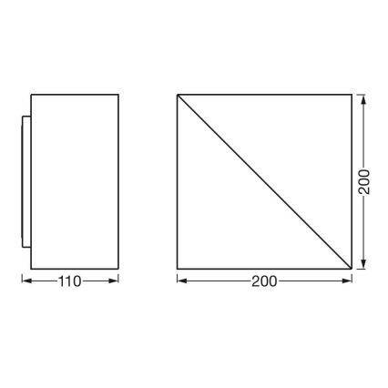 Ledvance - Aplique LED regulable SMART+ SWAN LED/23W/230V 3000-6500K Wi-Fi