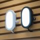 Ledvance - Aplique para exterior LED BULKHEAD LED/11W/230V IP54 negro