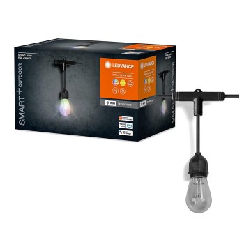 Ledvance - Cadena LED RGBW regulable para exteriores SMART+ STRING 12xLED/0,37W/230V IP44 Wi-Fi