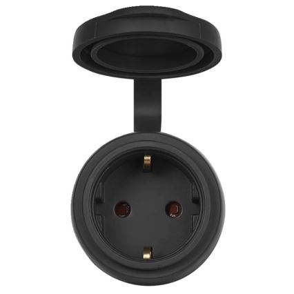 Ledvance - Enchufe inteligente para exterior SMART+ 3680W/230V/Tipo F/SCHUKO 16A IP44 negro