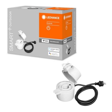Ledvance - Enchufe inteligente para exterior SMART+ PLUG SCHUKO 3680W IP44 Wi-Fi