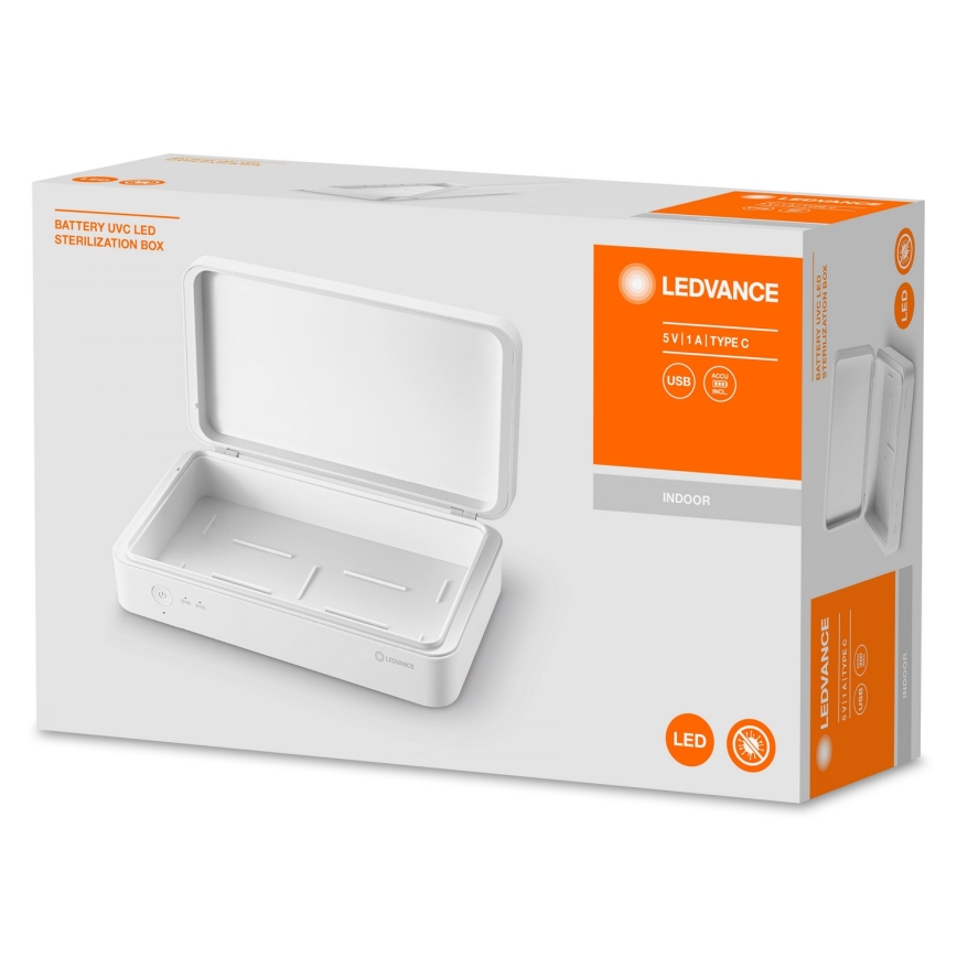 Ledvance - Esterilizador UV-C para respiradores y artículos pequeños 5W/5V