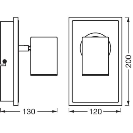 Ledvance - Foco LED de pared DECOR MARS LED/16,5W/230V