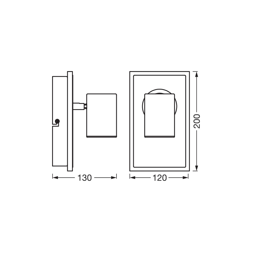 Ledvance - Foco LED de pared DECOR MARS LED/16,5W/230V