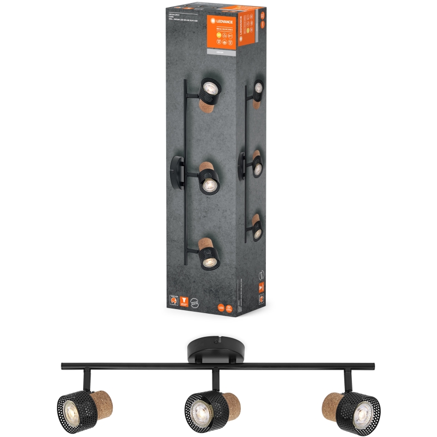 Ledvance - Foco LED DECOR CORK 3xGU10/3,4W/230V