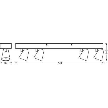 Ledvance - Foco LED DECOR NEPTUNE LED/27W/230V