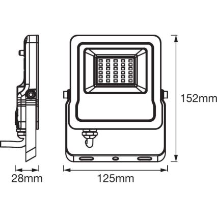 Ledvance - Foco LED RGBW SMART + FLOOD LED/10/230V IP65 Wi-Fi