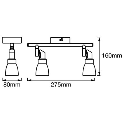 Ledvance - Foco LED SPOT 2xG9/2W/230V