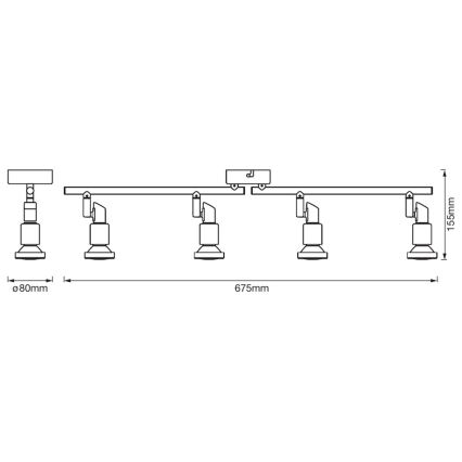 Ledvance - Foco LED SPOT 4xGU10/3W/230V